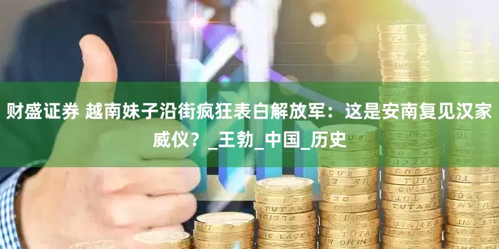 财盛证券 越南妹子沿街疯狂表白解放军：这是安南复见汉家威仪？_王勃_中国_历史
